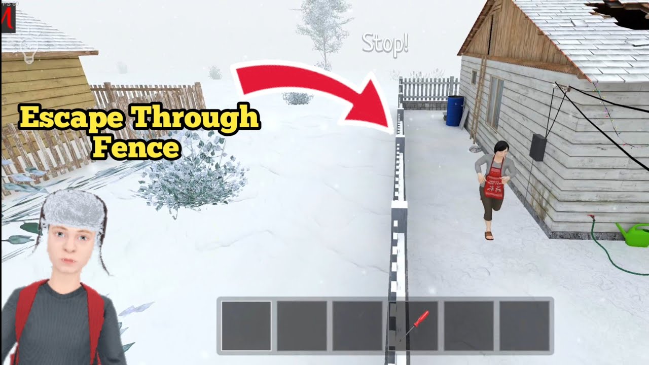 Andrew Escape Through Wire and Fence - School Boy Runway Gameplay School Boy Runway Stealth