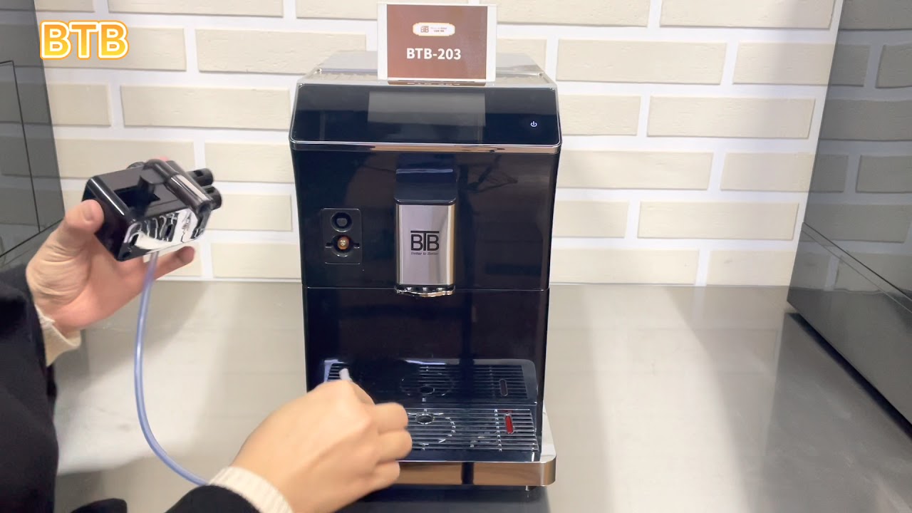 BTB 203 coffee machine How to install