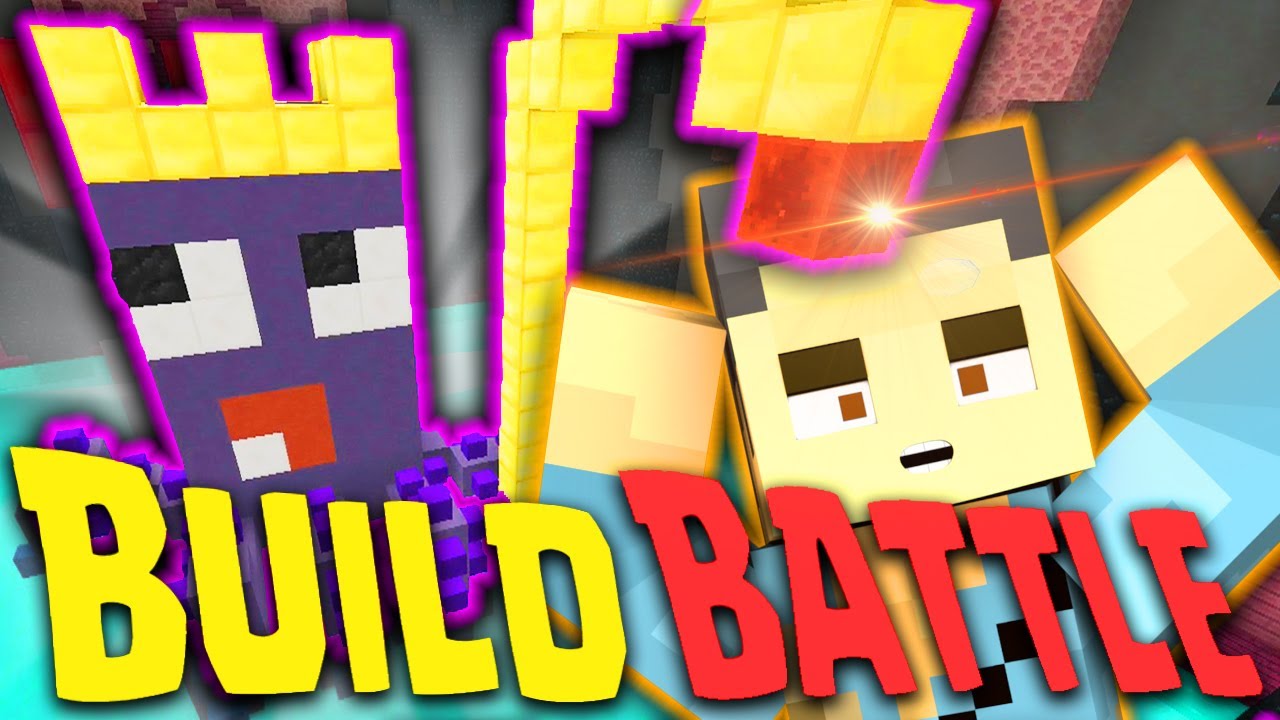 BUILD BATTLE: UN POLPO RICCHISSIMO  & IL PORTALE DI LAVA!!