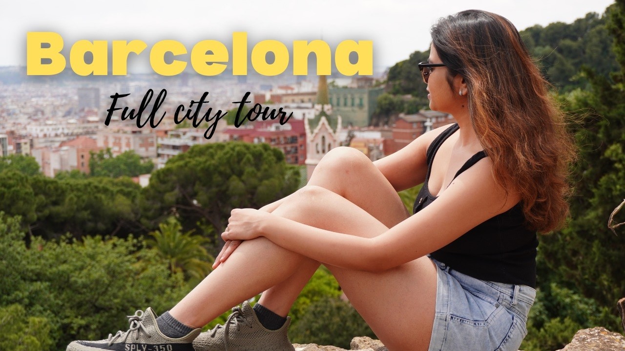 Barcelona Spain | Sagrada Família, Park Guell & City Tour | Marathi Travel Vlog