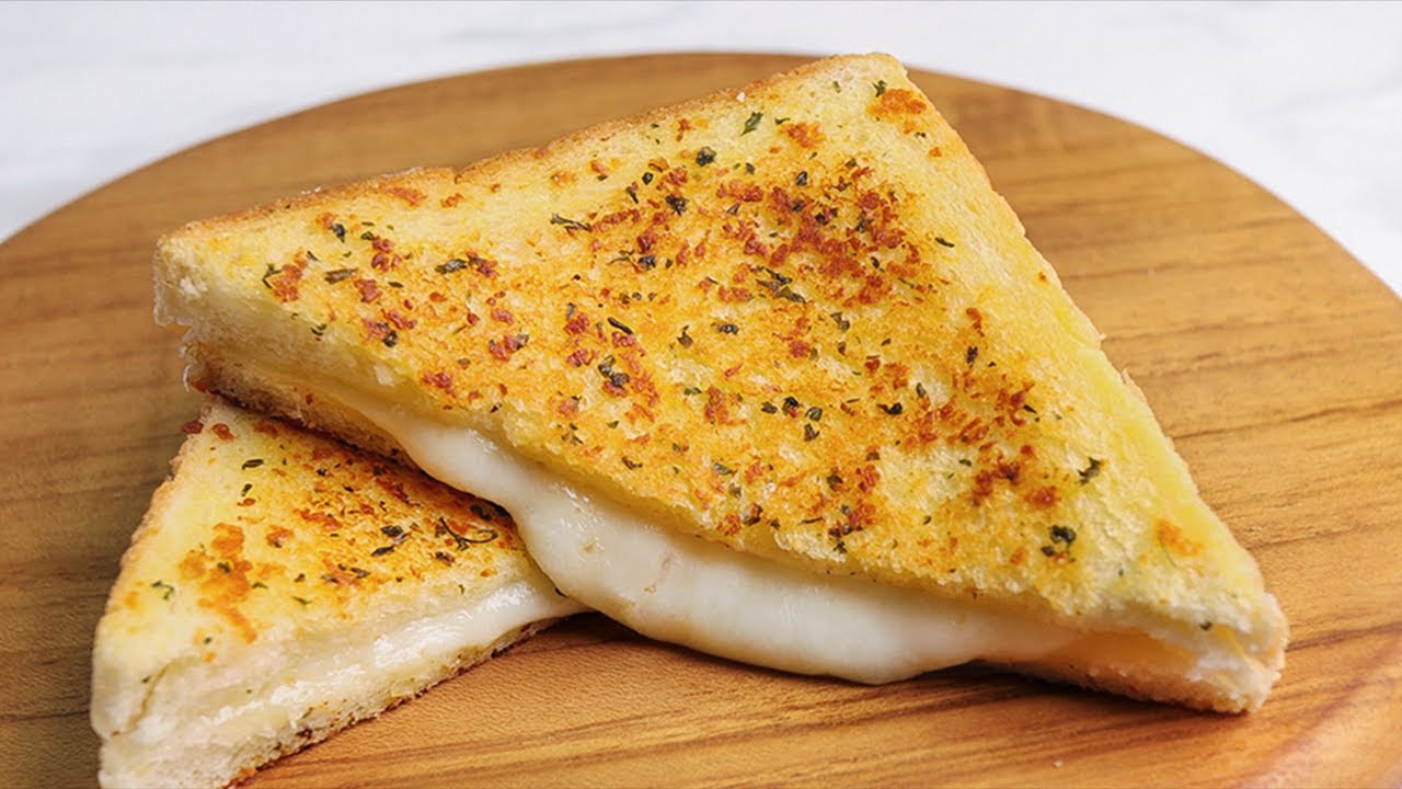 Как Приготовить Идеальный бутерброд С Сыром И Чесноком Cheese Garlic Sandwich