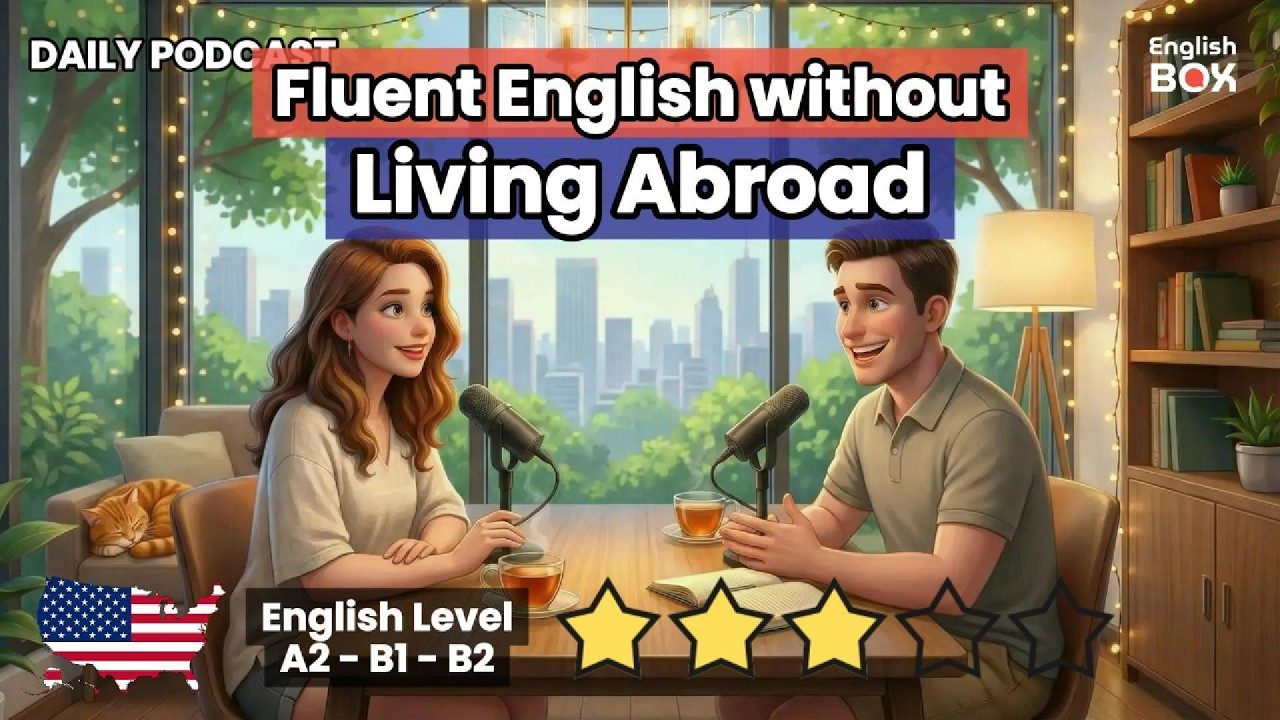 How to SPEAK FLUENT English Without Living Abroad (Simple Daily Habits) | English Box