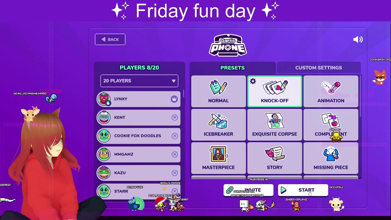 Mama Lynxy Social Anxiety game day: Let's play Gartic Phone!