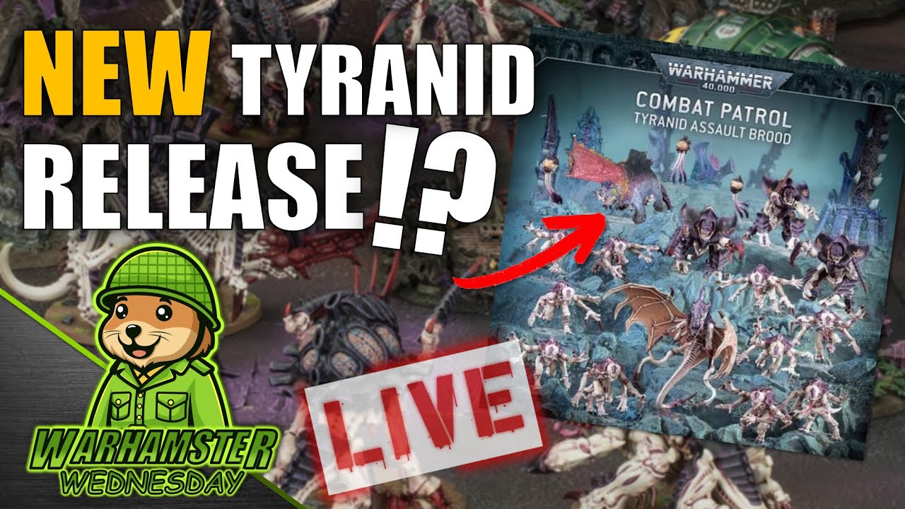🔴INSANE New Tyranid model just dropped | Warhamster Wednesday Warhammer 40k Live Stream Show