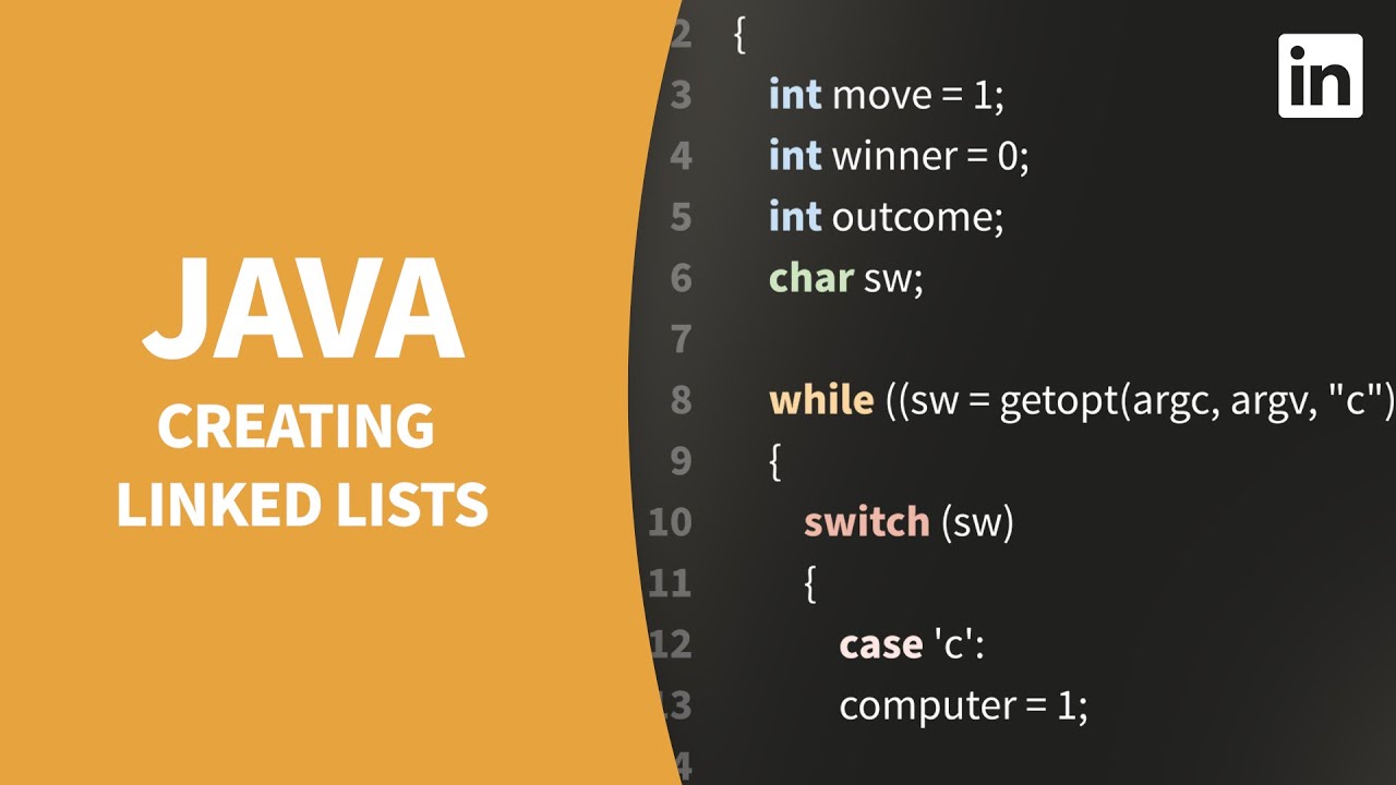 Учебник по Java — Создание СВЯЗАННЫХ СПИСКОВ