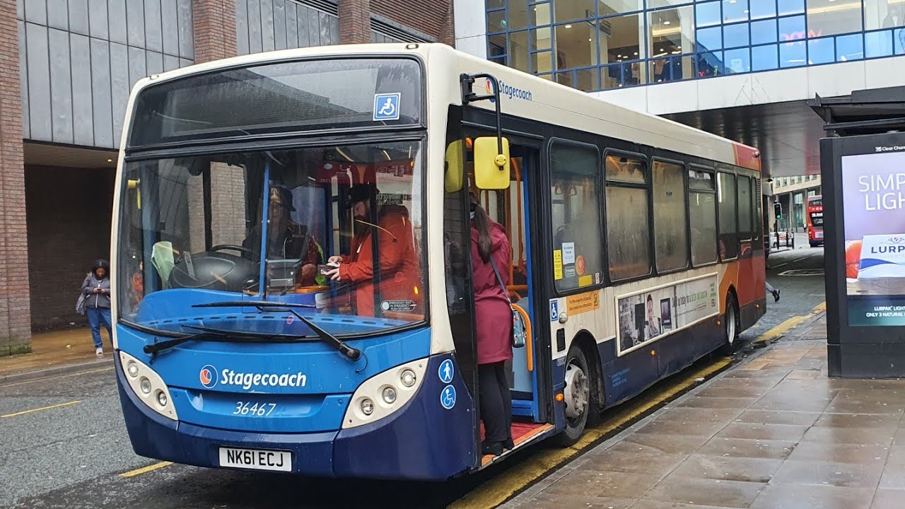 TRANSFER + NICE VOITH: Route X63 | NK61ECJ/36467 - Stagecoach North East: ADL E20D/ADL Enviro 200