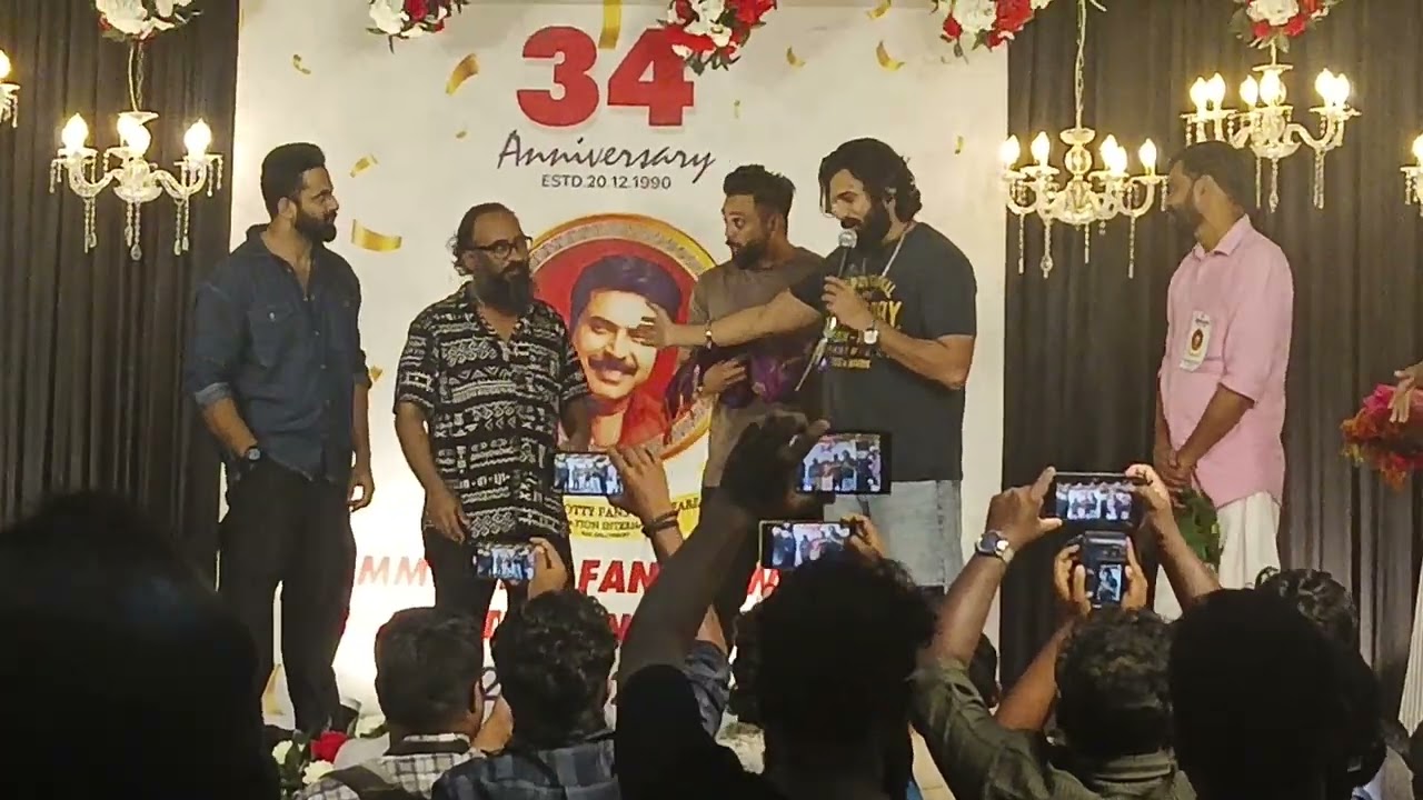 MARCO TEAM @ MAMMOOTTY FANS THRISSUR 34th ANNIVERSARY | UNNI MUKUNDAN | ANSON PAUL