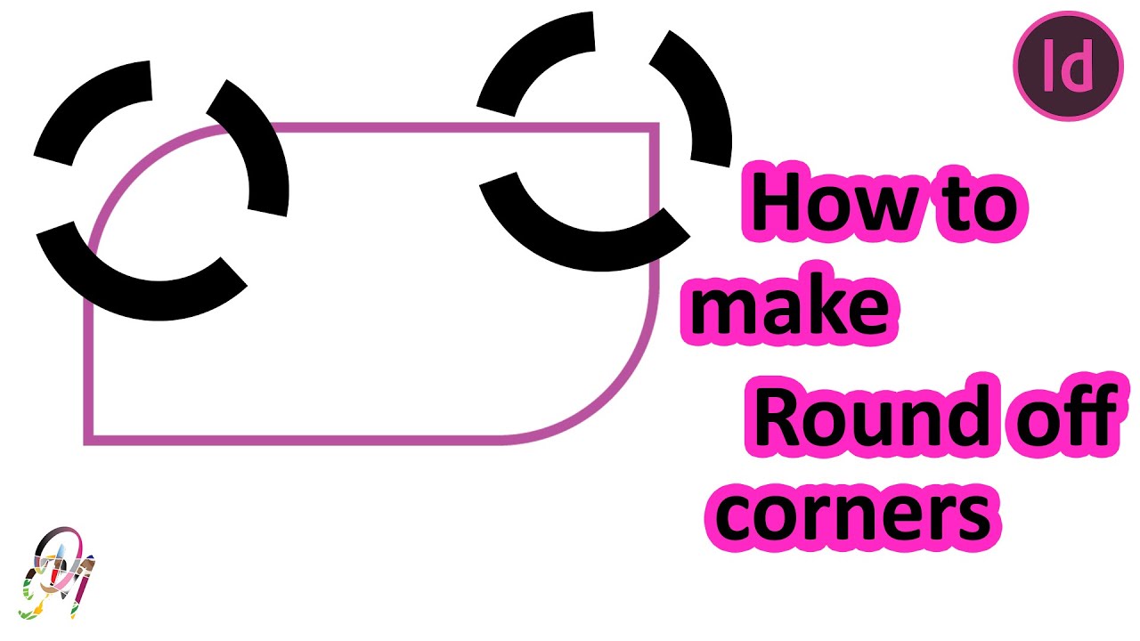 How to make round off corners | InDesign tutorial