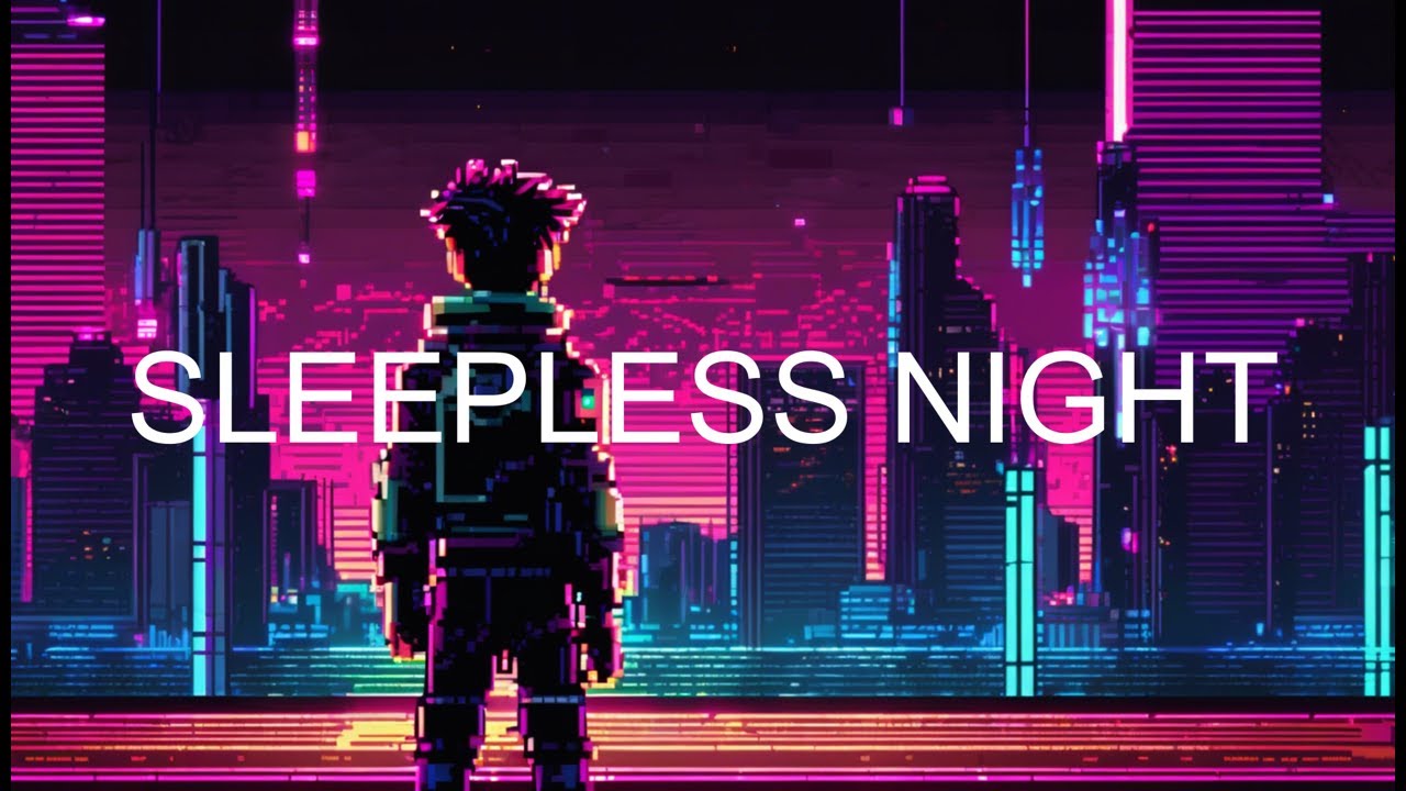SLEEPLESS NIGHT - Synthwave, Retrowave, Vaporwave Mix -