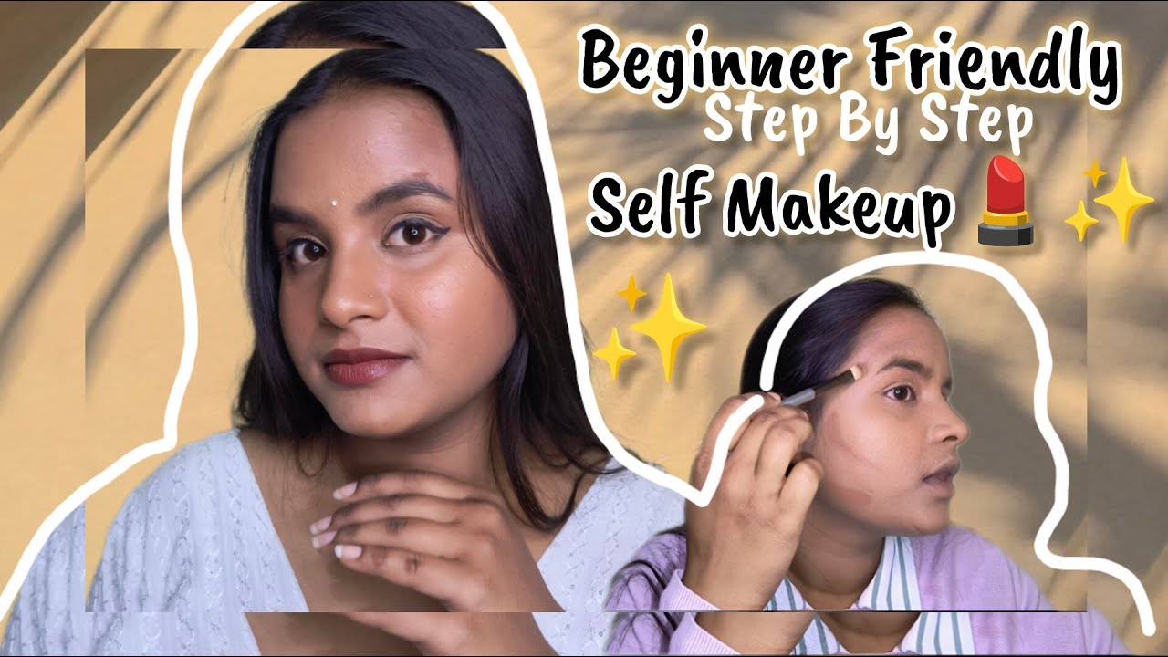 "BEGINNER FRIENDLY STEP BY STEP SELF-MAKEUP💄✨"II BRIEDESMAID MAKEUP💅❤️IIWEDDING GUEST MAKEUP LOOK👀✨