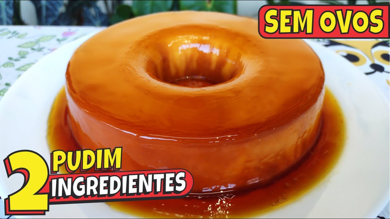 SEM OVOS, SEM LIQUIDIFICADOR E APENAS 2 INGREDIENTES❗😱 O PUDIM MAIS CREMOSO DO MUNDO!