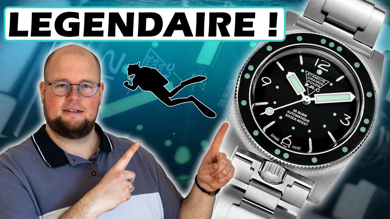 ZRC HERITAGE GRANDS FONDS 38 - TEST et AVIS de celle qui va vous faire oublier la ROLEX SUBMARINER !