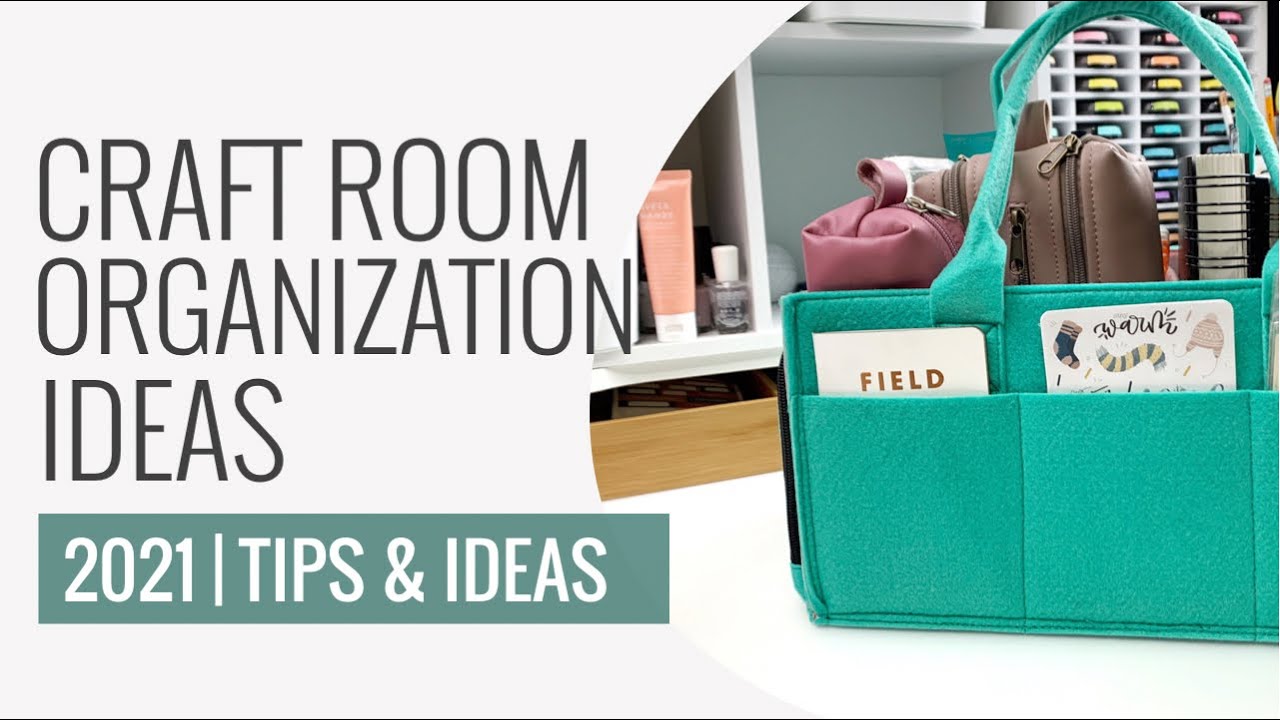 Craft Room Organization Ideas 2021 | Embellishments, Stamps, Ink Pads & Much More