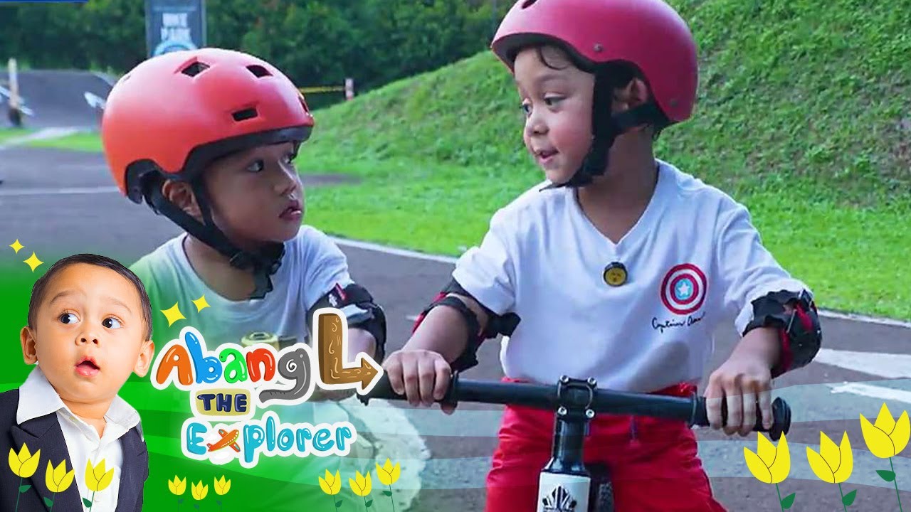 Gemes Banget! Abang L Semangat Belajar Push Bike | Abang L The Explorer
