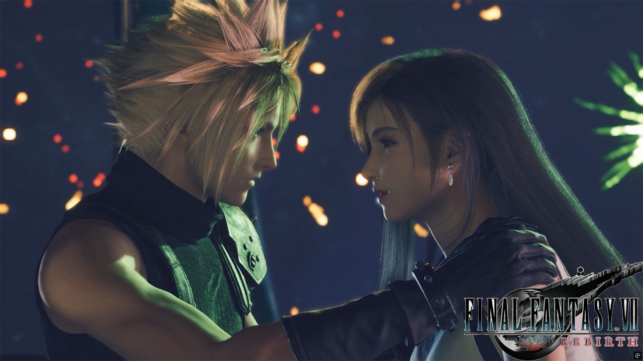 Final Fantasy VII Rebirth - Cloud and Tifa Scene