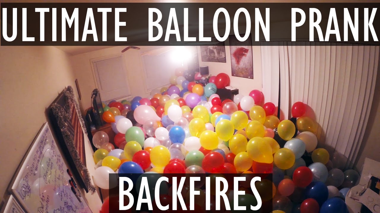 ULTIMATE BALLOON PRANK BACKFIRES ON ME 🎈