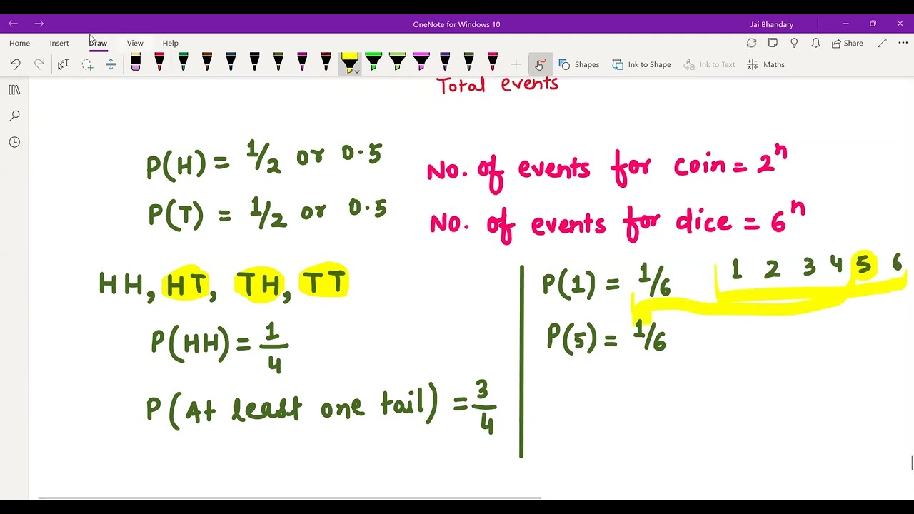Probability - CMA Foundation Full Class