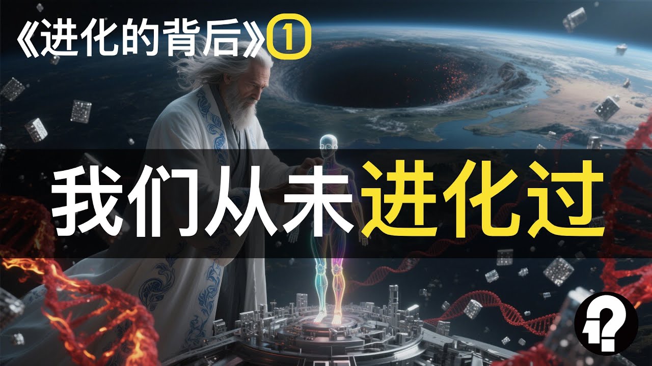 【进化的背后】1：谁在制造人类？进化论说不通的部分，才最可怕！DNA是操作系统|反向进化|中性进化|达尔文