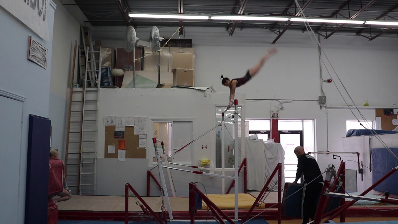 WAG Elite Canada 2021 - Bars Top Routine - Rose Woo