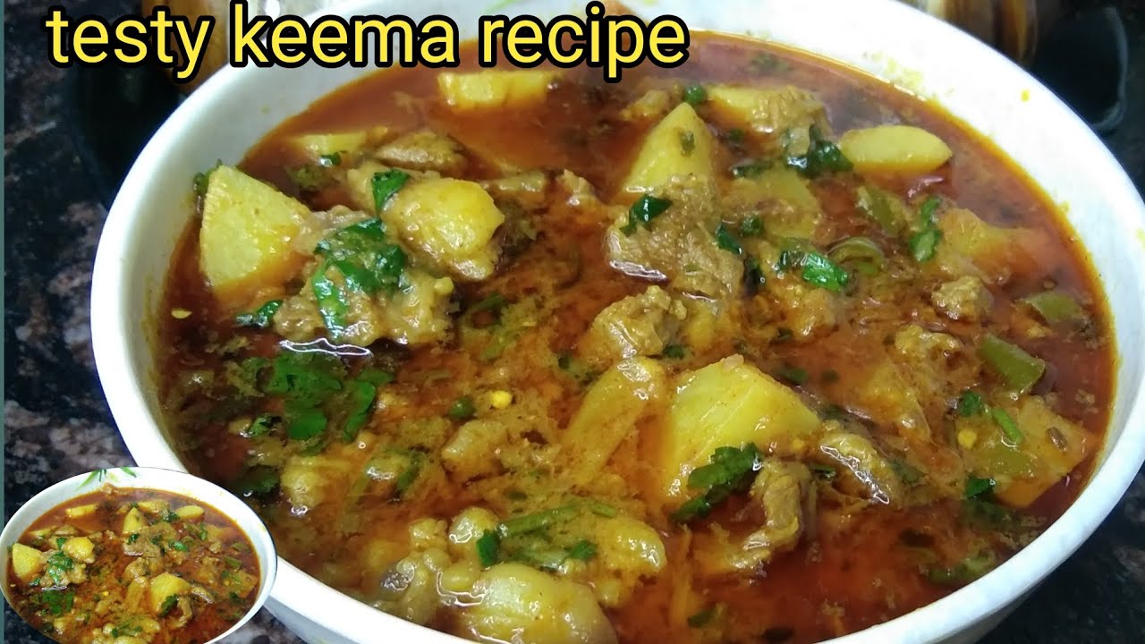 Hydrabadi  keema aloo recipe how to make keema aloo keema bhuna कीमा आलू रेसिपी जबर्दस्त 👍📈🥔