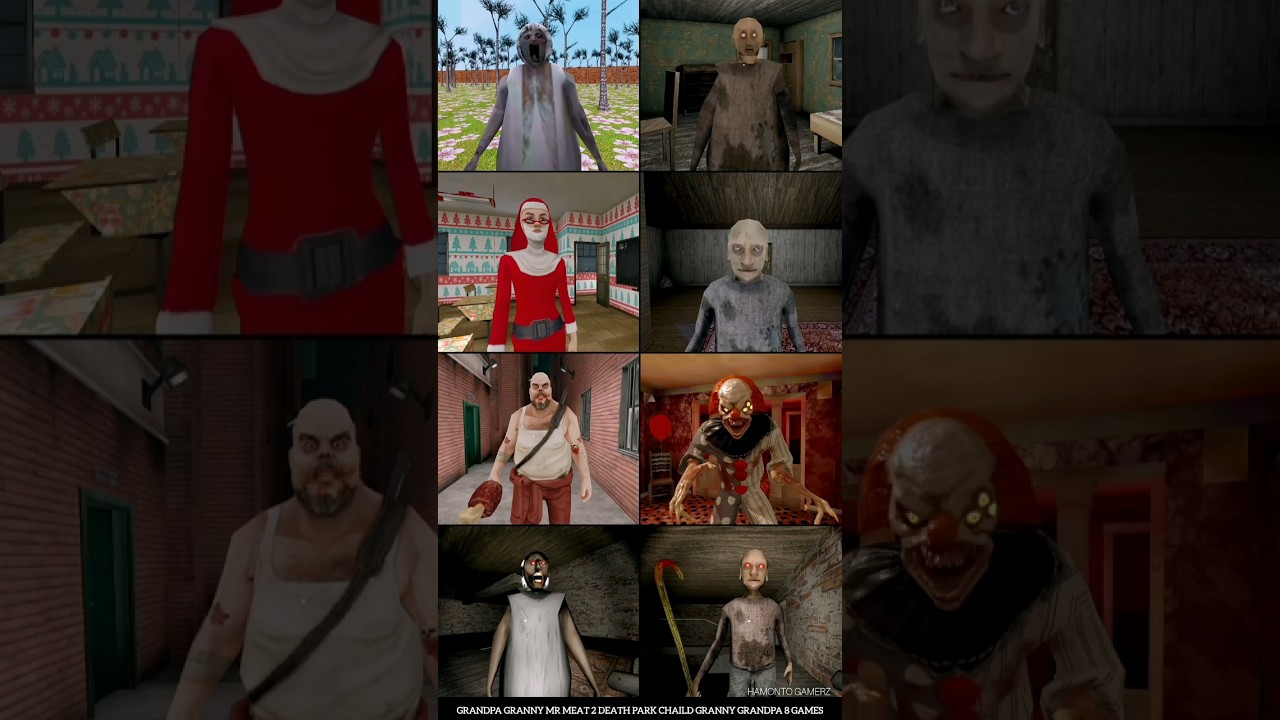 Grandpa granny mr meat 2 Death park chaild granny grandpa 8 games।।#viralvideo #shortsvideo