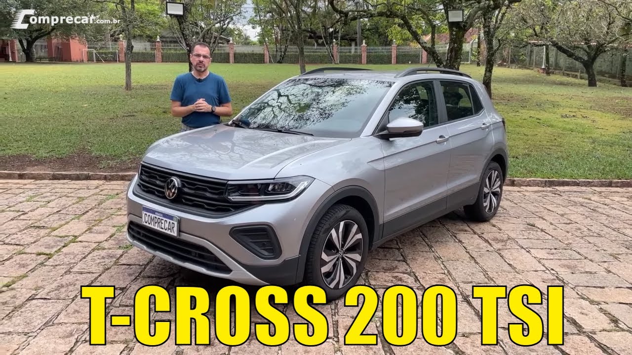 Avaliação: Volkswagen T-Cross 200 TSI 2025 - Versão do custo-benefício