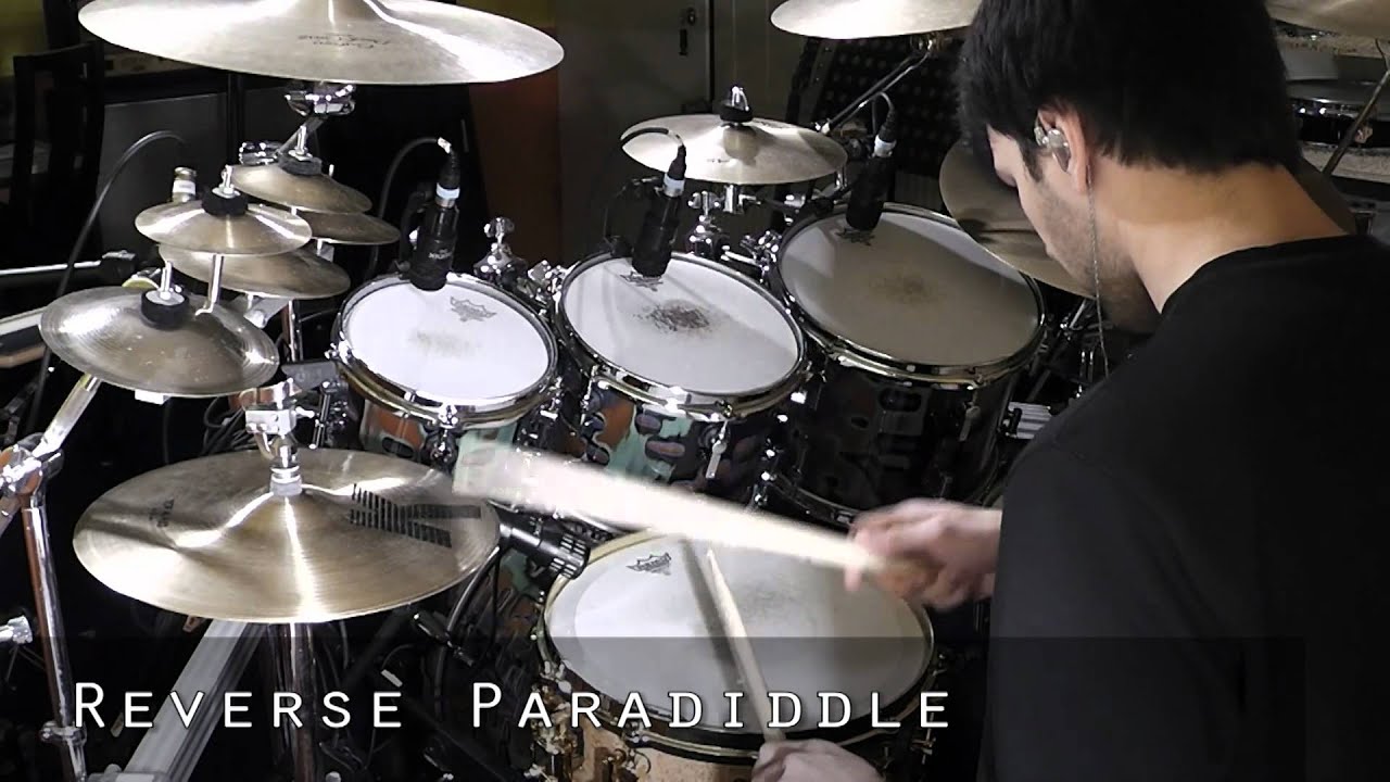 Drum Lesson 1 - Playing and displacing the Paradiddle as Groove (David Floegel)