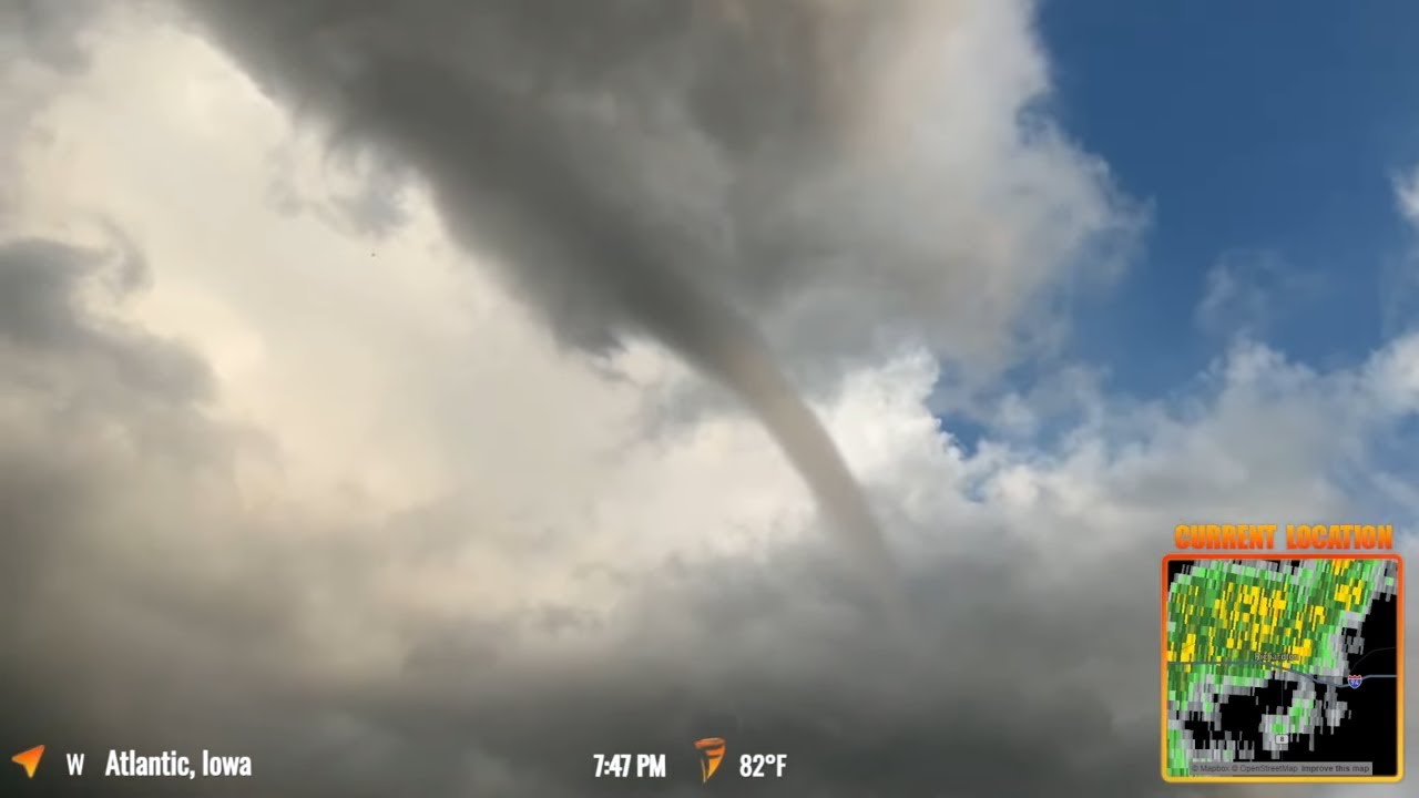 Up Close With Beautiful Iowa Tornadoes - Live As It Happened - 6/28/24