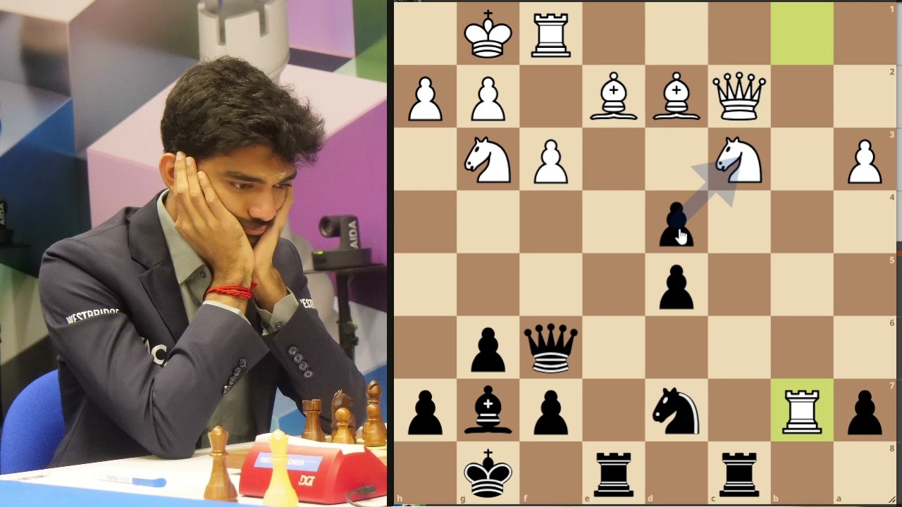 Jaké šachy hraje mistr světa po dvou porážkách ? | Gukesh vs Fedoseev | Wijk aan Zee 2026