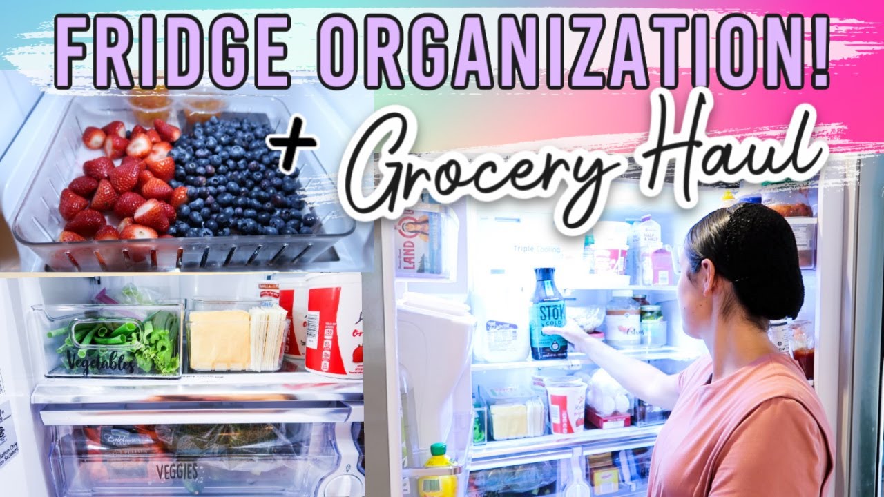REFRIGERATOR ORGANIZATION IDEAS | ALDI GROCERY HAUL 2020 | Lynette Yoder