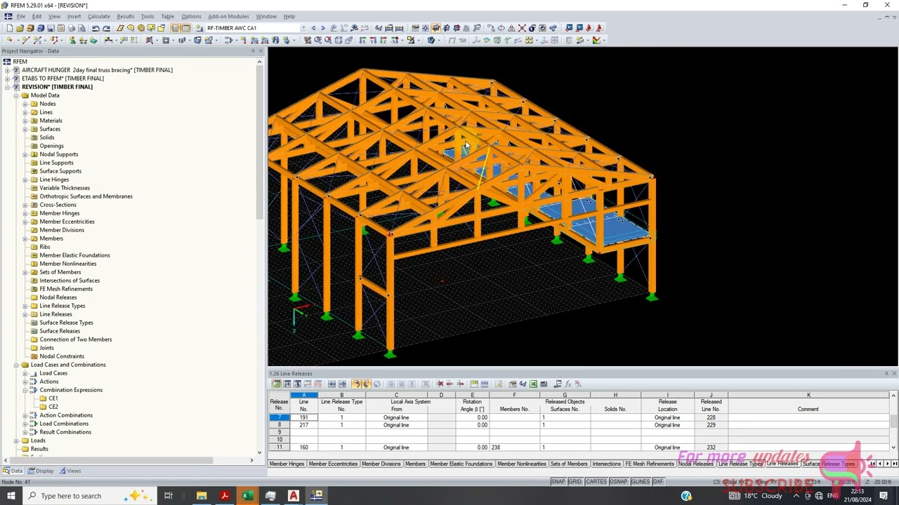 RFEM Error Stiffness matrix is singular. The Model is Unstable. Instability found in FE node SOLVED