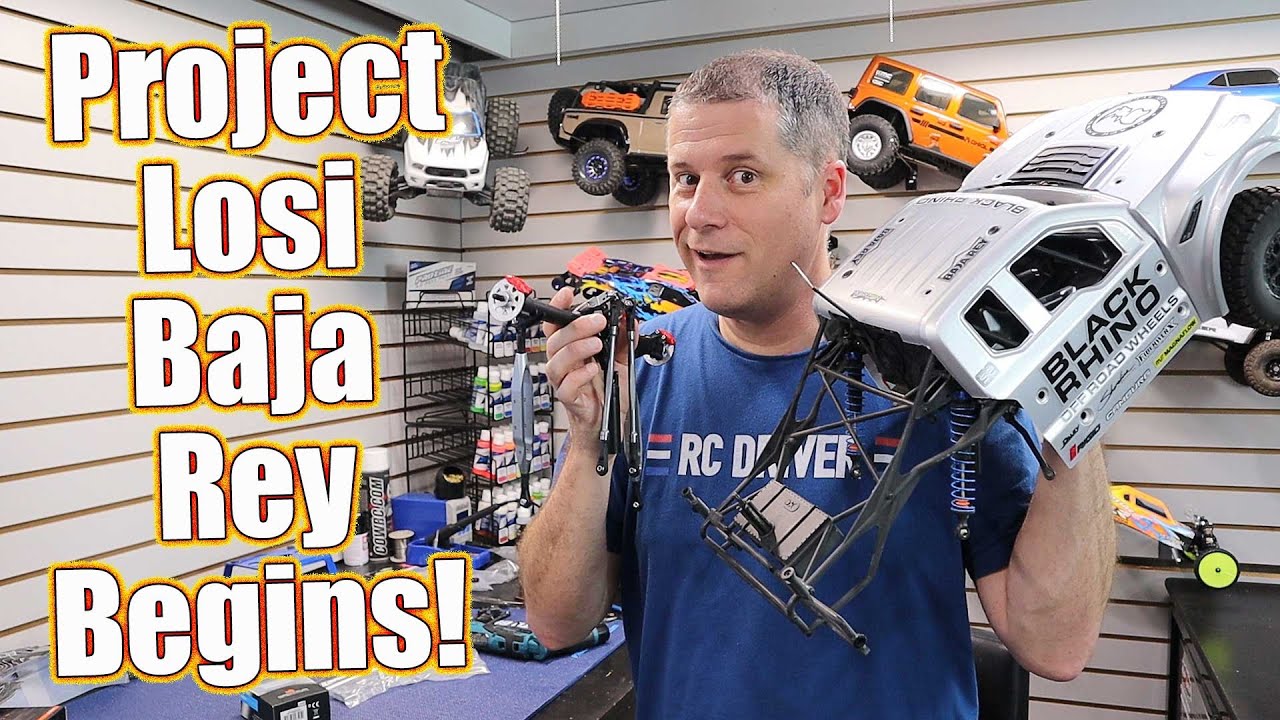 Radical Losi Baja Rey Build! Project Intro - Upgrade Overview & Axle Option Part Install | RC Driver