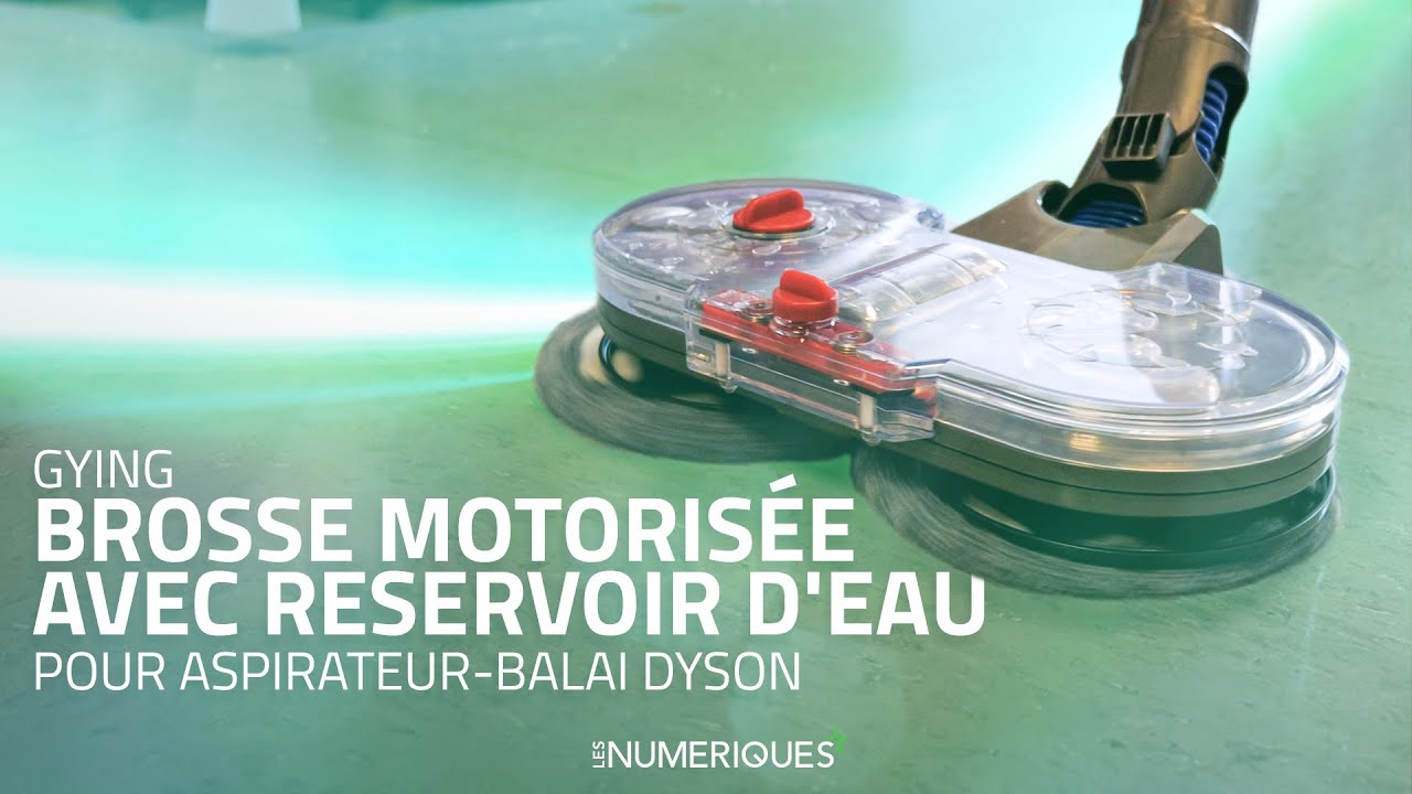 Test de la brosse motorisée lavante avec réservoir d'eau Gying pour aspirateur-balai Dyson