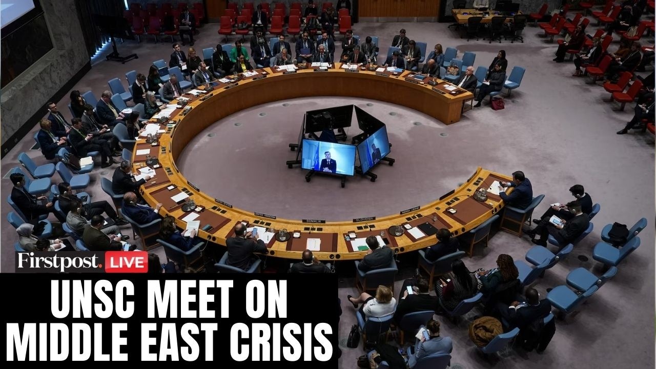 LIVE: UN Security Council Meets On Middle East Crisis | Key Global Talks Underway | Firstpost
