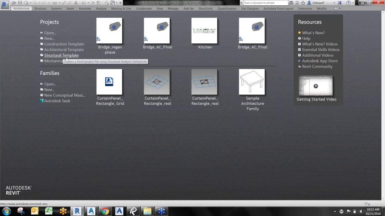Bridge Design through Revit Structure Extensions