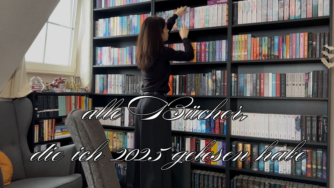 alle Bücher, die ich 2025 gelesen habe 💌