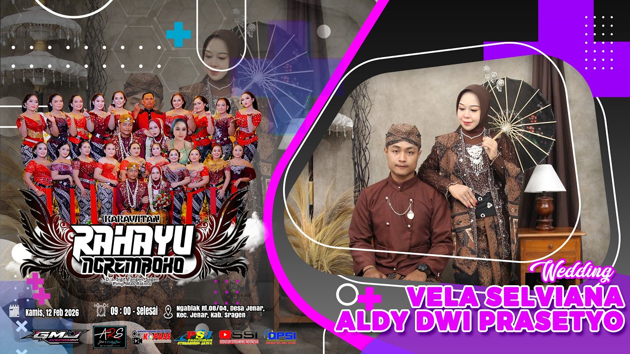 🔴Live TAYUB RAHAYU NGREMBOKO | Wedding 