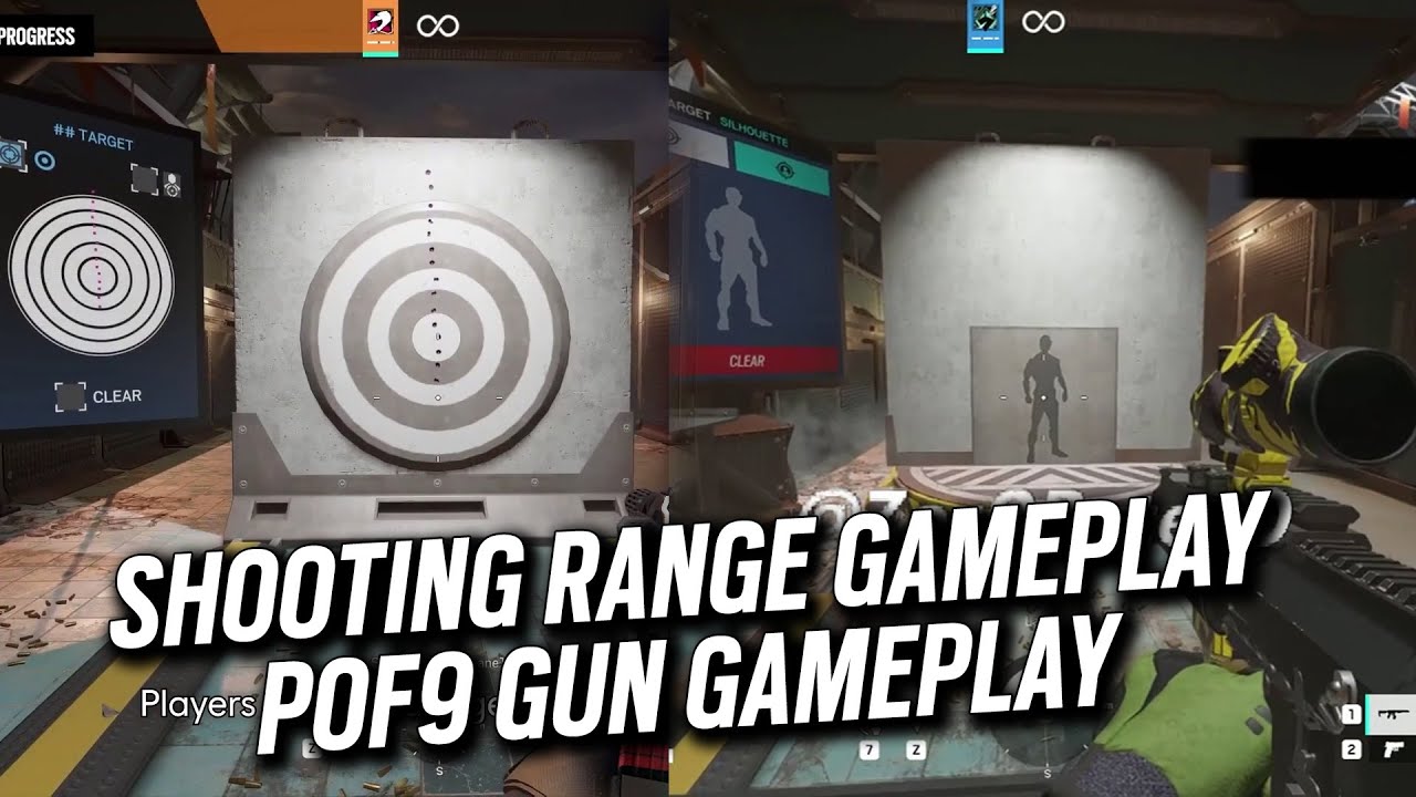 LEAKED SHOOTING RANGE GAMEPLAY AND SENS POF9 GUN GAMEPLAY