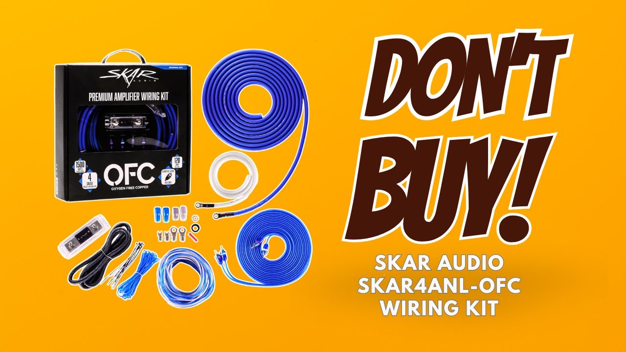 DON'T BUY Skar Audio SKAR4ANL OFC Wiring Kit Before Watching