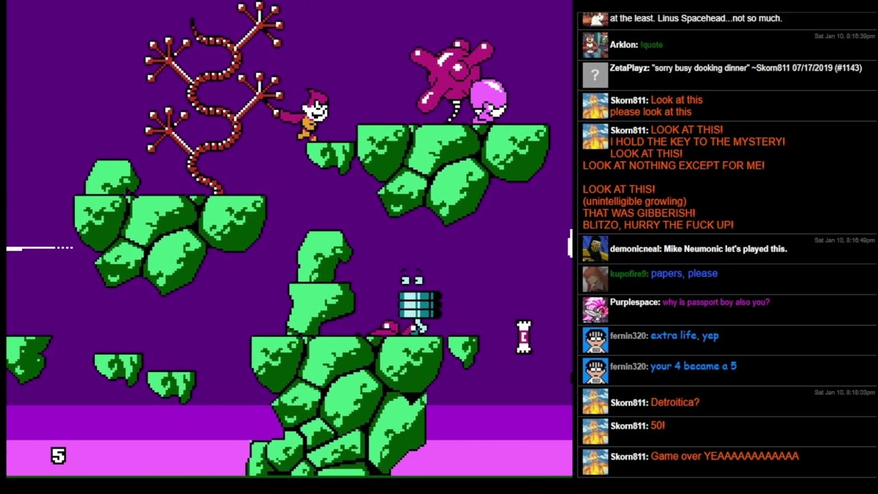 Linus Spacehead's Cosmic Crusade (NES) - 01 - Maniac Planet