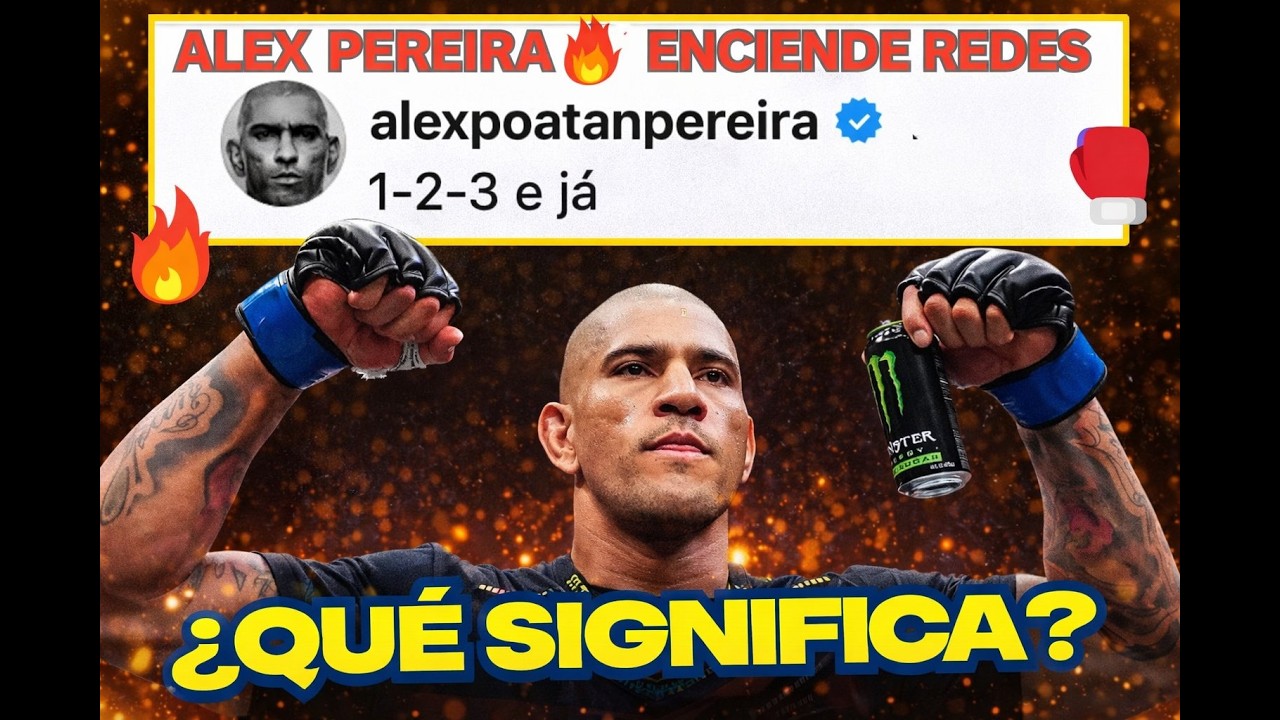 🔥 ¿Qué quiso decir Alex Pereira con “1, 1, 3, ya”? ¿Va por su tercer título en la UFC?