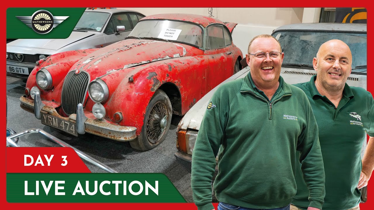 LIVE CLASSIC AUCTION DAY THREE - Mathewsons Classic Cars