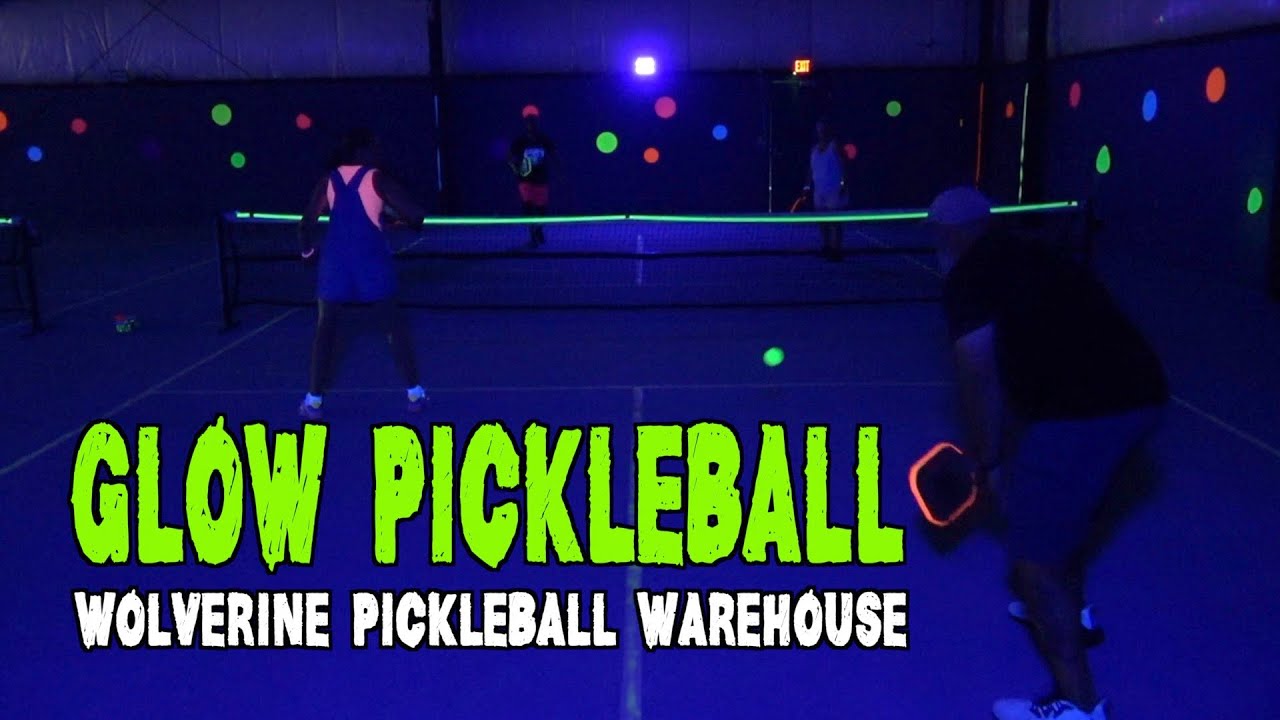 Glow Pickleball Party at Wolverine Pickleball Warehouse