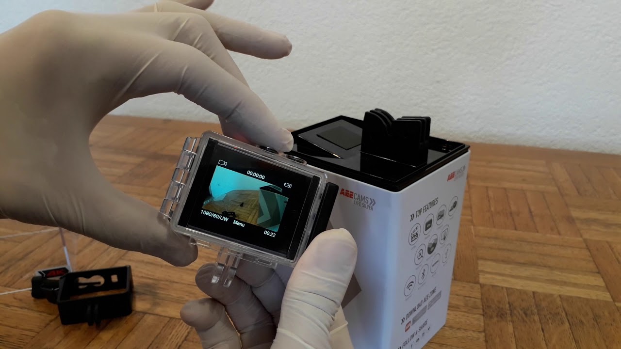 UNBOXING AEE LYFE SILVER - action camera 4K/10fps and 1080/60fps