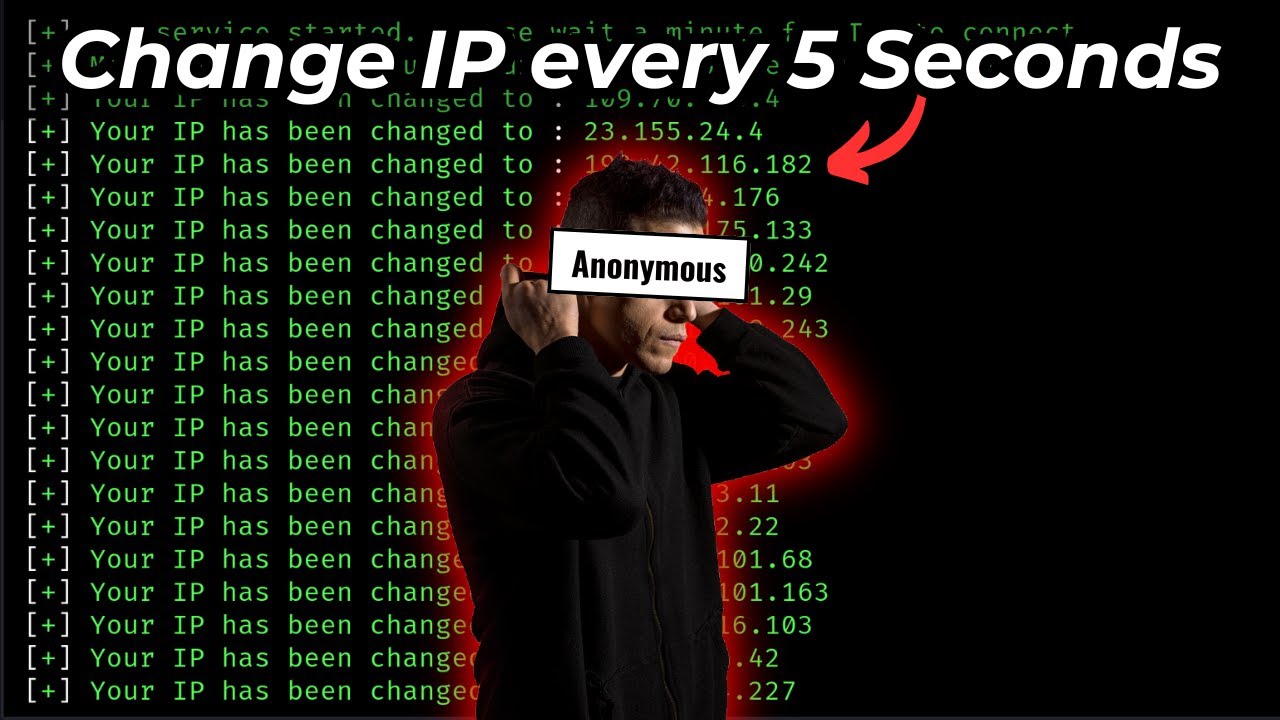 Автоматическая смена IP-адреса каждые 5 секунд | Kali Linux и AnonSurf