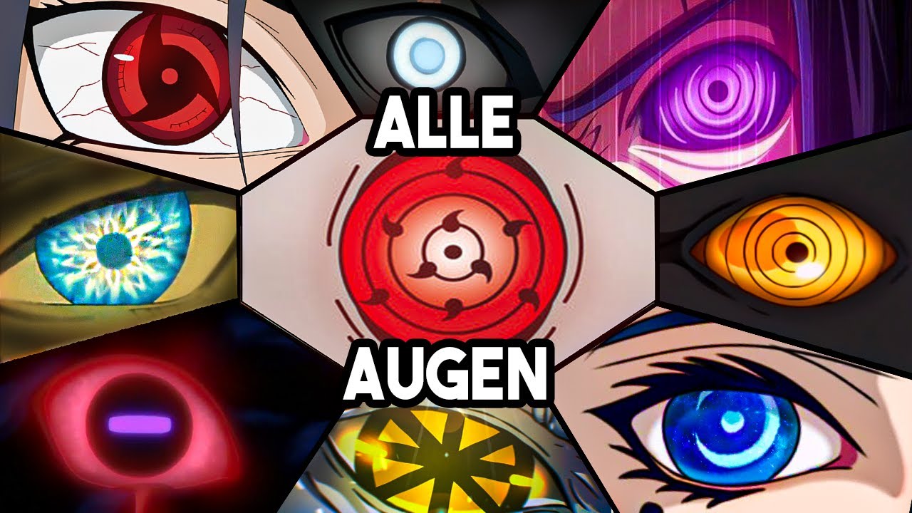 Alle Augen/Dojutsus In Naruto & Boruto Erklärt
