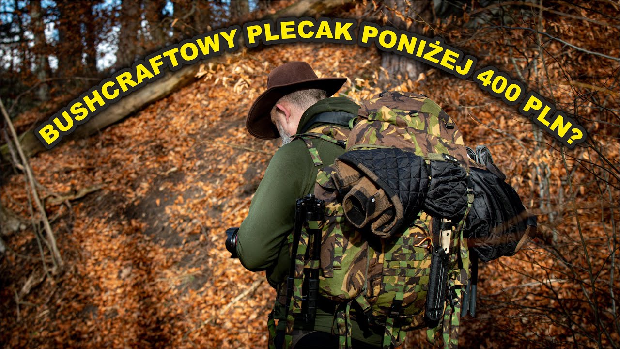Bushcraftowy plecak z demobilu - niezniszczalne 80 litrów z Niderlandów