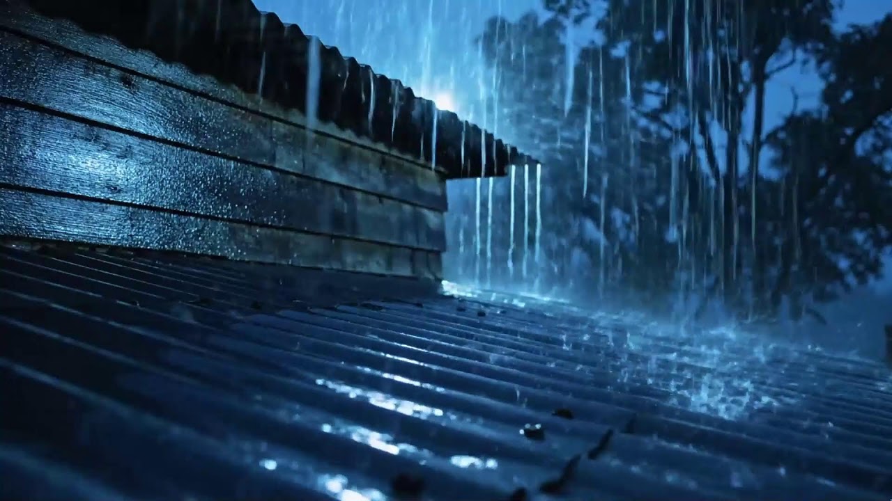 Peaceful Rainfall Ambience with Soft Thunder | Cozy ASMR for Rest and Focus