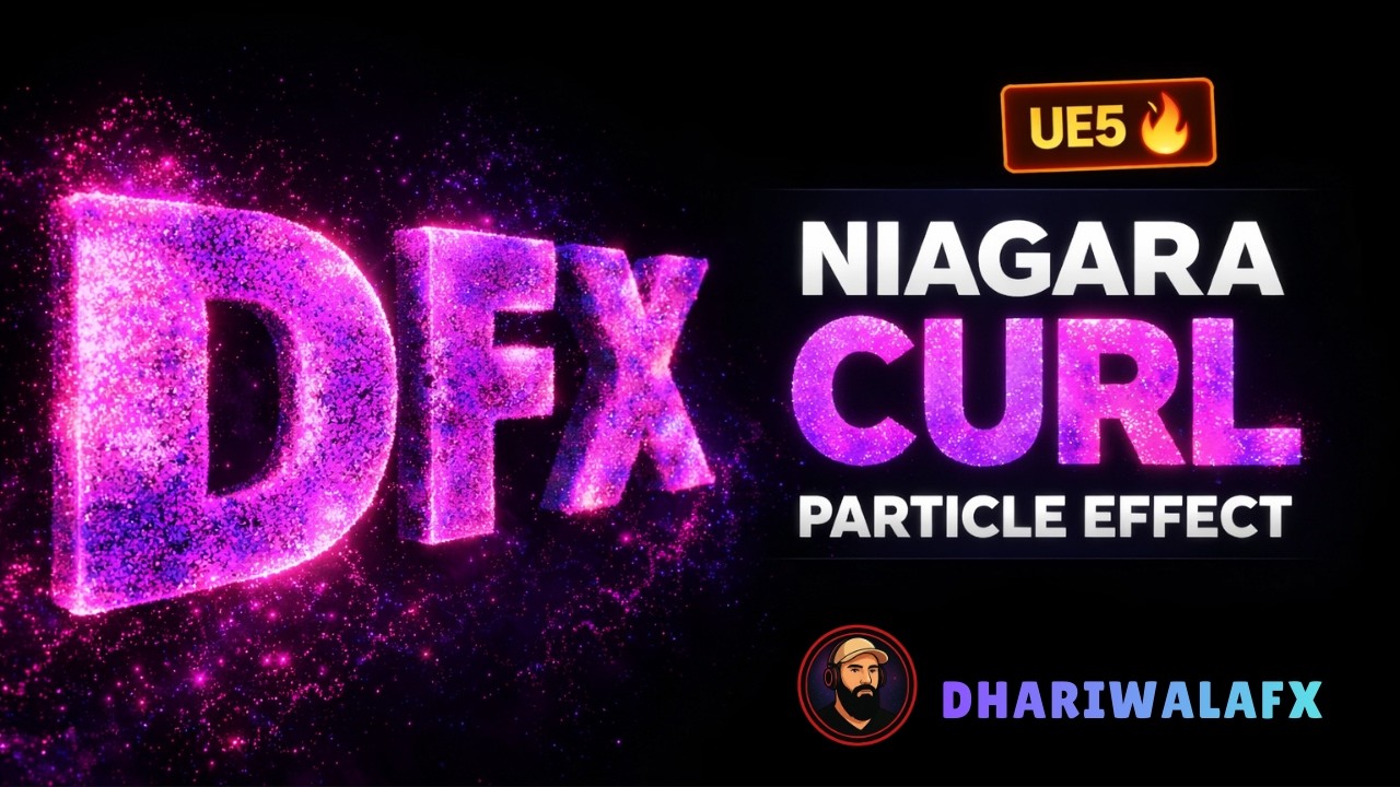 Объяснение работы частиц Niagara Curl в Unreal Engine 5.