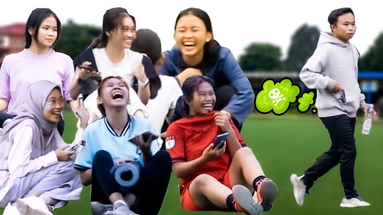 PRANK KENTUT; AWALNYA MAU PINJAM BOLE, EH MALAH KELEPASAN KENTUT CEWEK INI NGAKAK BANGET